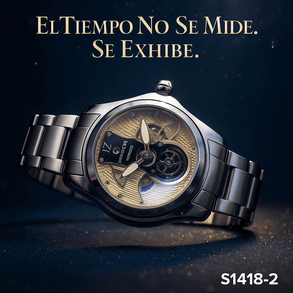 RELOJ SPECIAL ONE CUPULA METAL HOMBRE