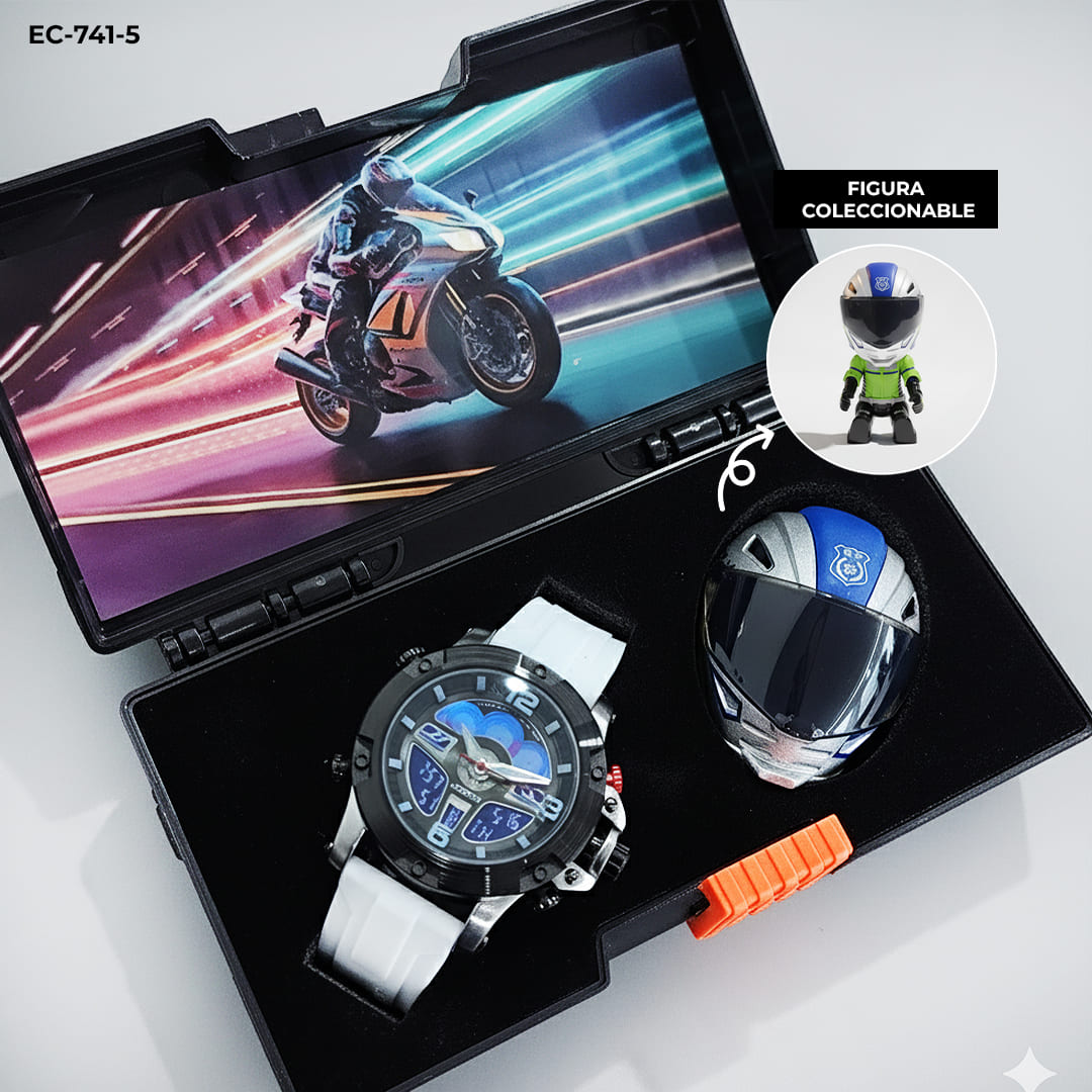 SET RELOJ JOEFOX JR1948 + CASCO - RELOJES MEDELLIN