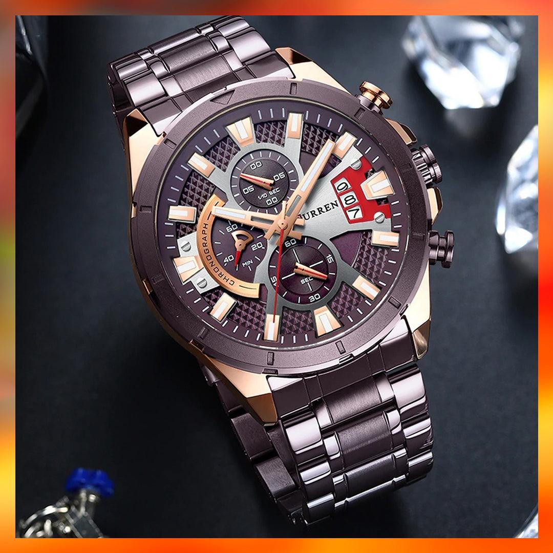 RELOJ CURREN 8401 METÁLICO HOMBRE - RELOJES MEDELLIN