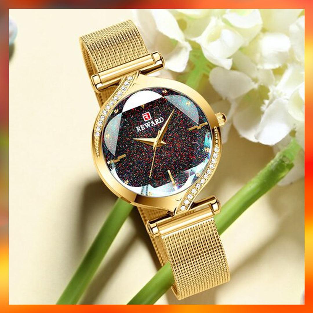 RELOJ REWARD RD22018L PIEDRAS METÁLICO DAMA - RELOJES MEDELLIN