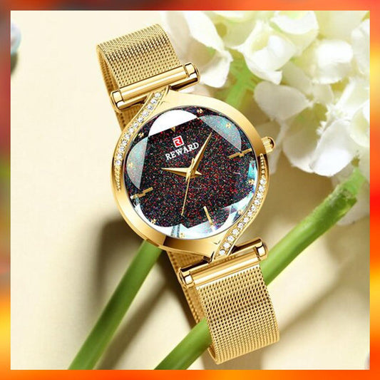 RELOJ REWARD RD22018L PIEDRAS METÁLICO DAMA - RELOJES MEDELLIN
