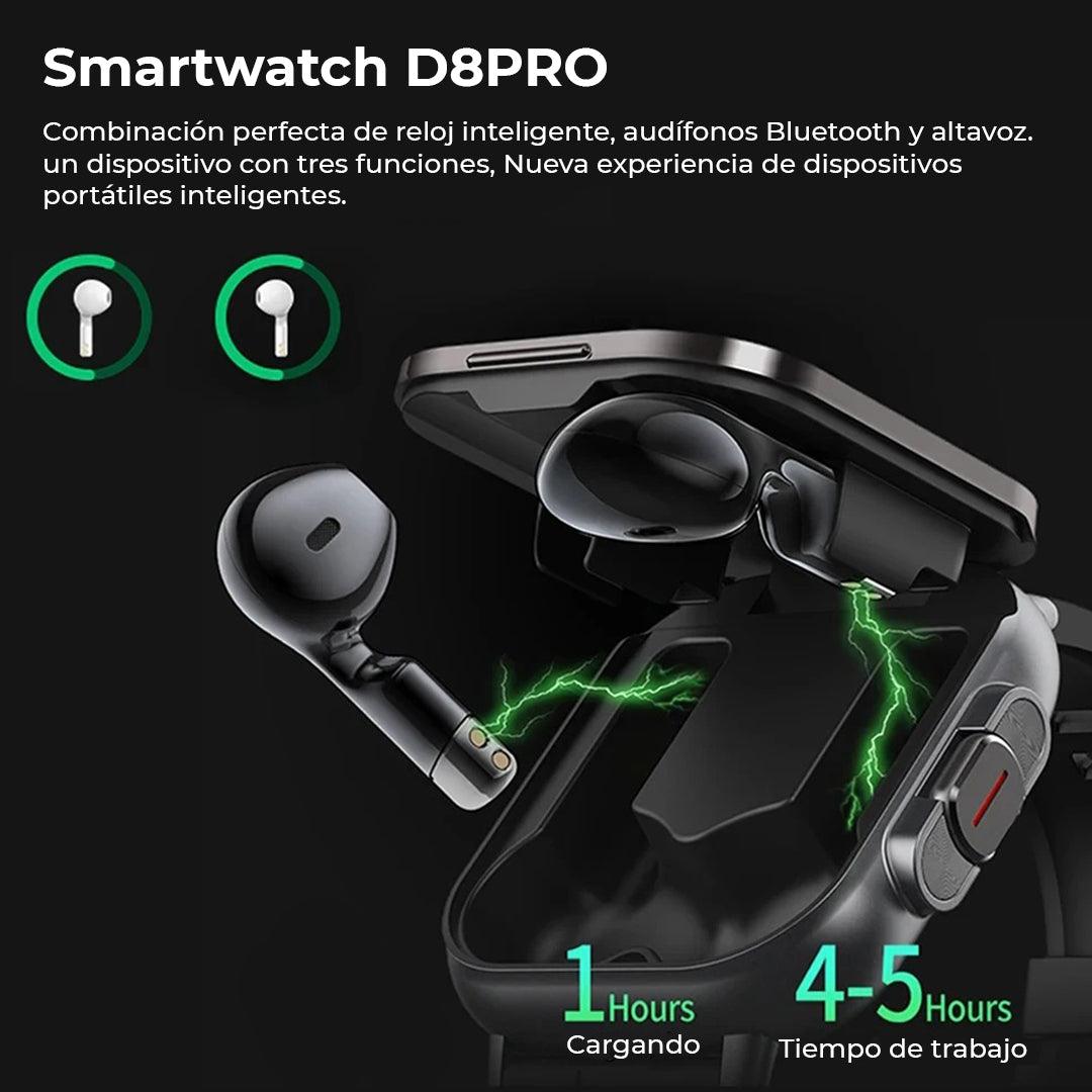 D8Pro Smartwatch con audífonos incorporados. - RELOJES MEDELLIN