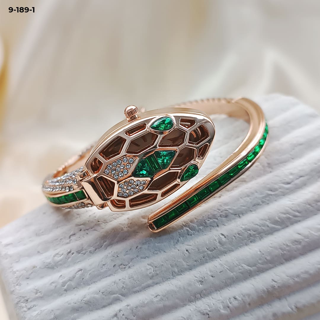 RELOJ LUXUR ARO SERPIENTE PIEDRA METAL DAMA - RELOJES MEDELLIN