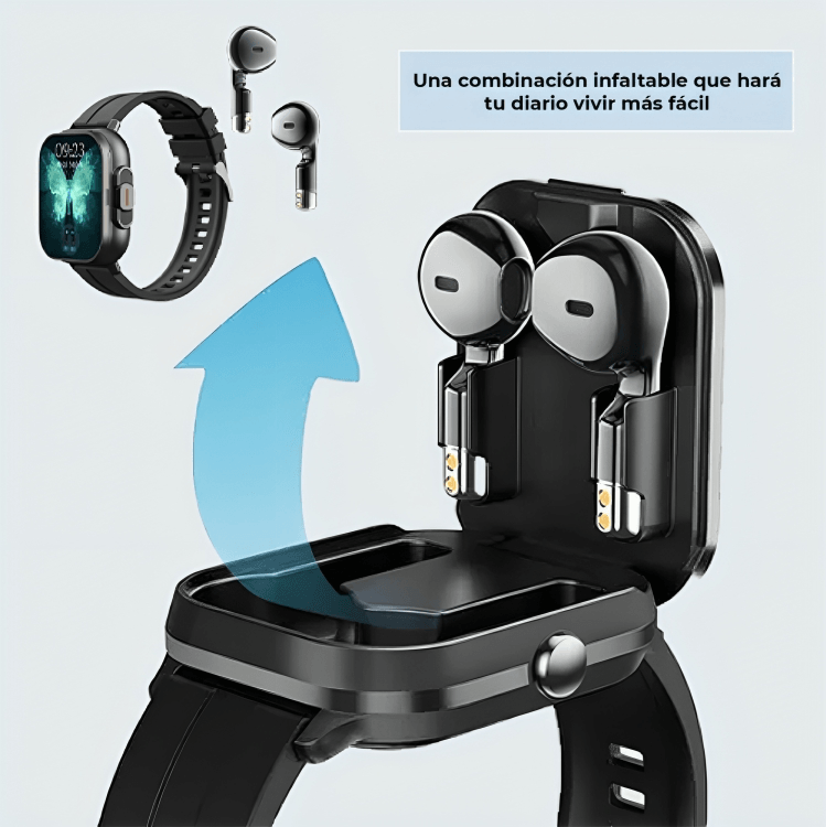 D8Pro Smartwatch con audífonos incorporados. - RELOJES MEDELLIN