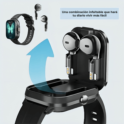 D8Pro Smartwatch con audífonos incorporados. - RELOJES MEDELLIN