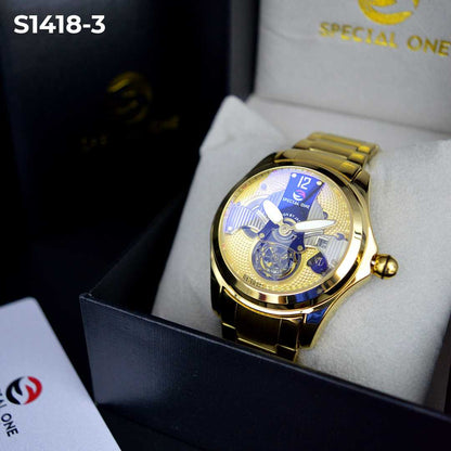 RELOJ SPECIAL ONE CUPULA METAL HOMBRE