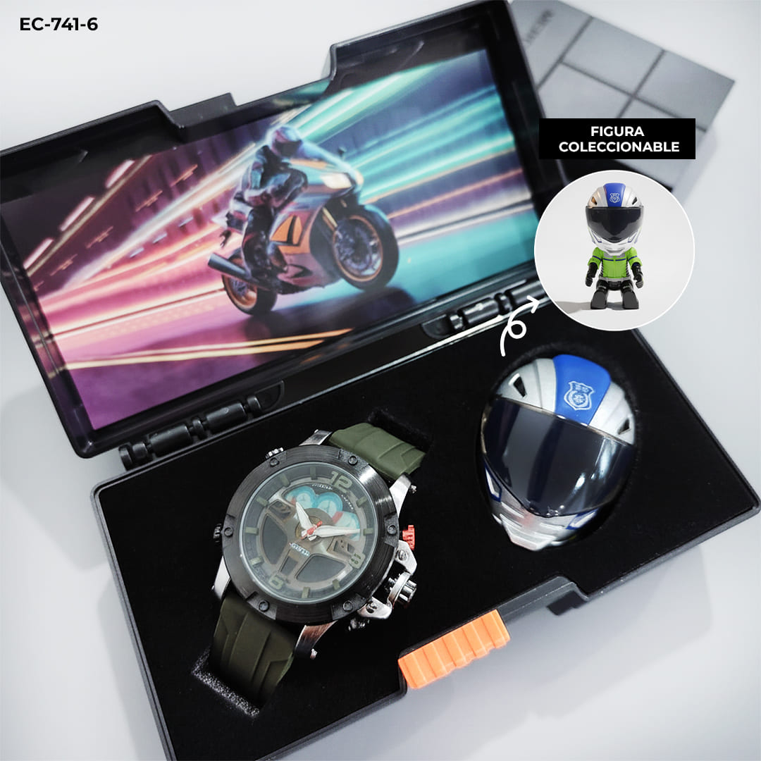 SET RELOJ JOEFOX JR1948 + CASCO - RELOJES MEDELLIN