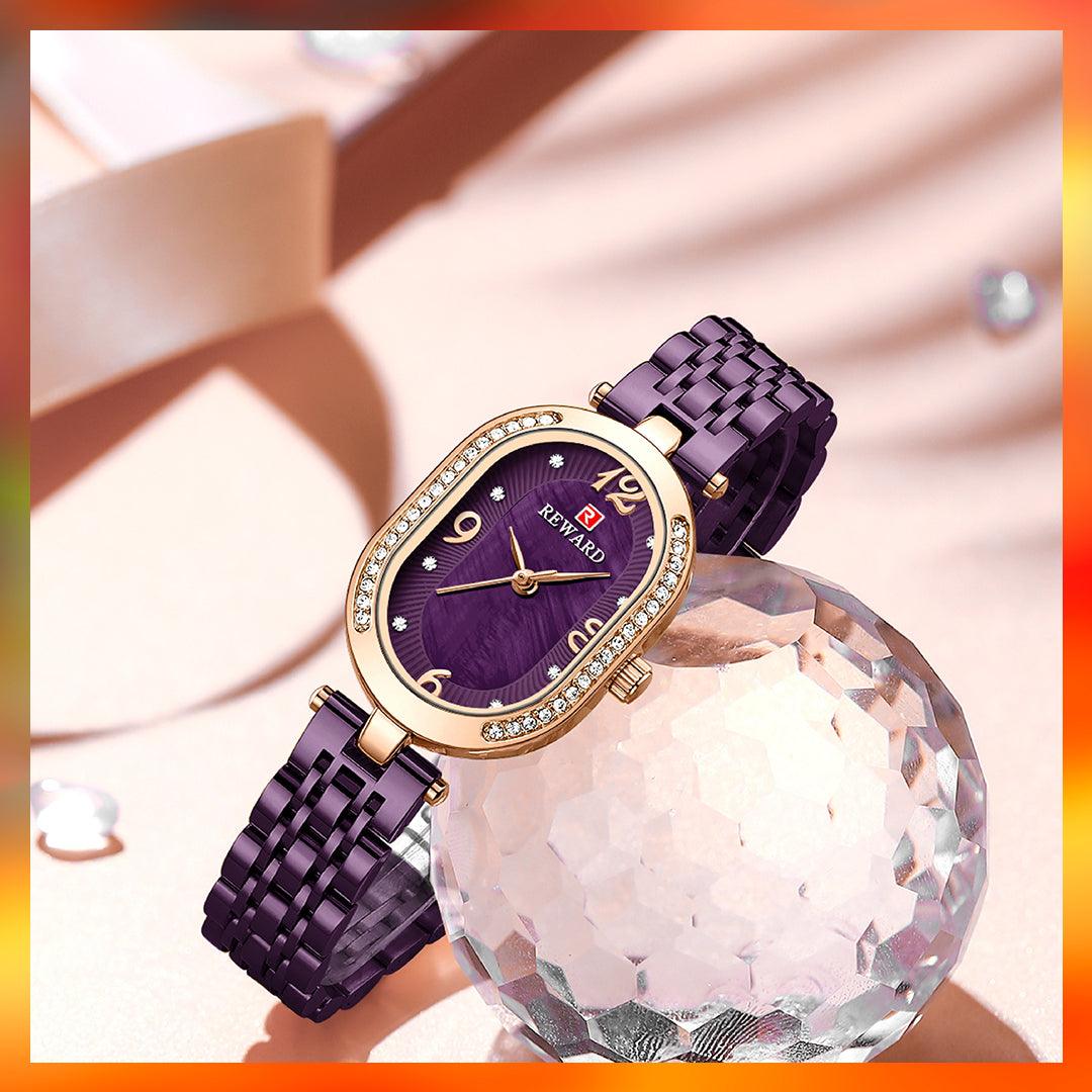 RELOJ REWARD RD21058L DE LUJO METÁLICO DAMA - RELOJES MEDELLIN