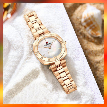 RELOJ REWARD RD21054L PIEDRAS METÁLICO DAMA - RELOJES MEDELLIN