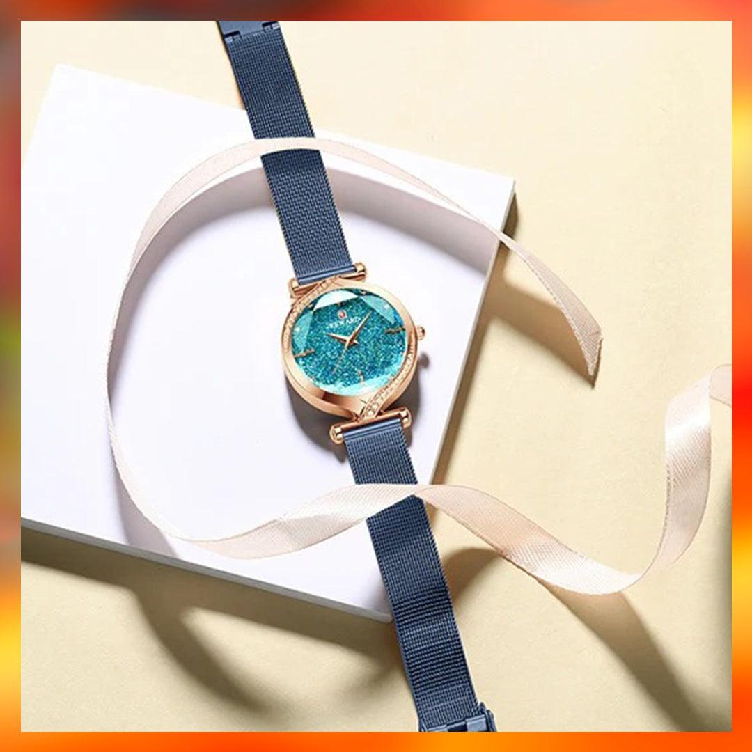 RELOJ REWARD RD22018L PIEDRAS METÁLICO DAMA - RELOJES MEDELLIN