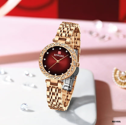 RELOJ REWARD RD21050L DE LUJO METÁLICO DAMA - RELOJES MEDELLIN