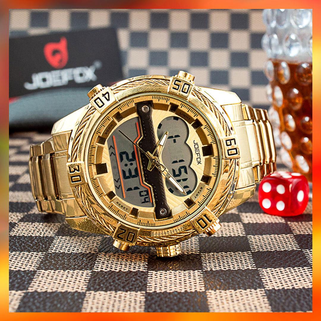 RELOJ JOEFOX 1808BG METALICO HOMBRE - RELOJES MEDELLIN
