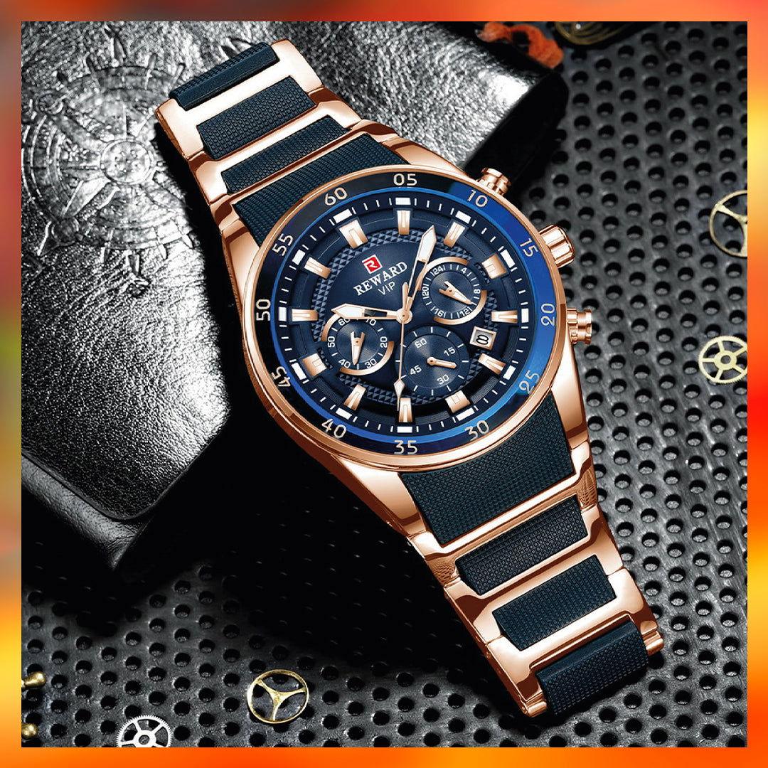 RELOJ REWARD RD81011M NEOPRENO CRONOGRAFO HOMBRE - RELOJES MEDELLIN