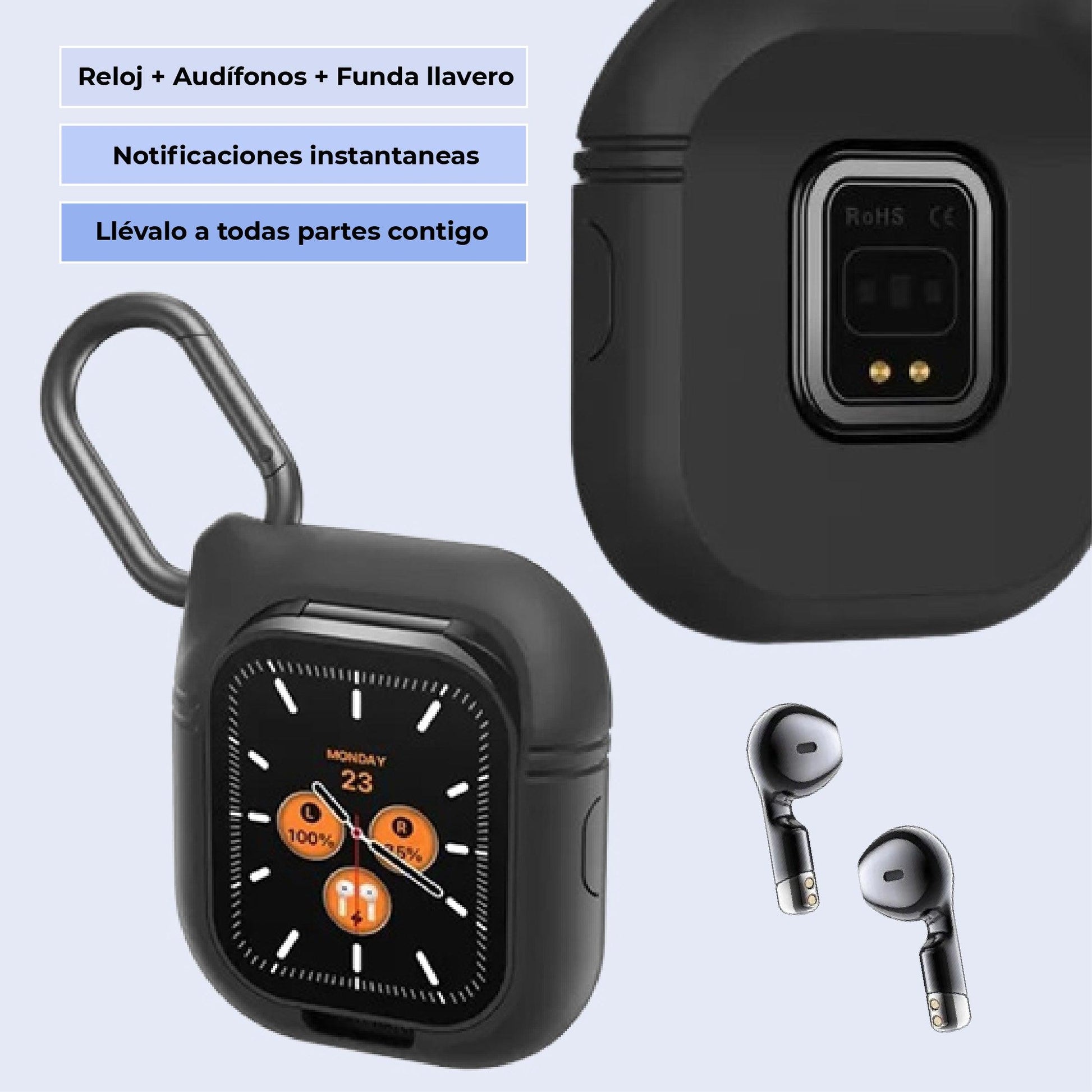 D8Pro Smartwatch con audífonos incorporados. - RELOJES MEDELLIN