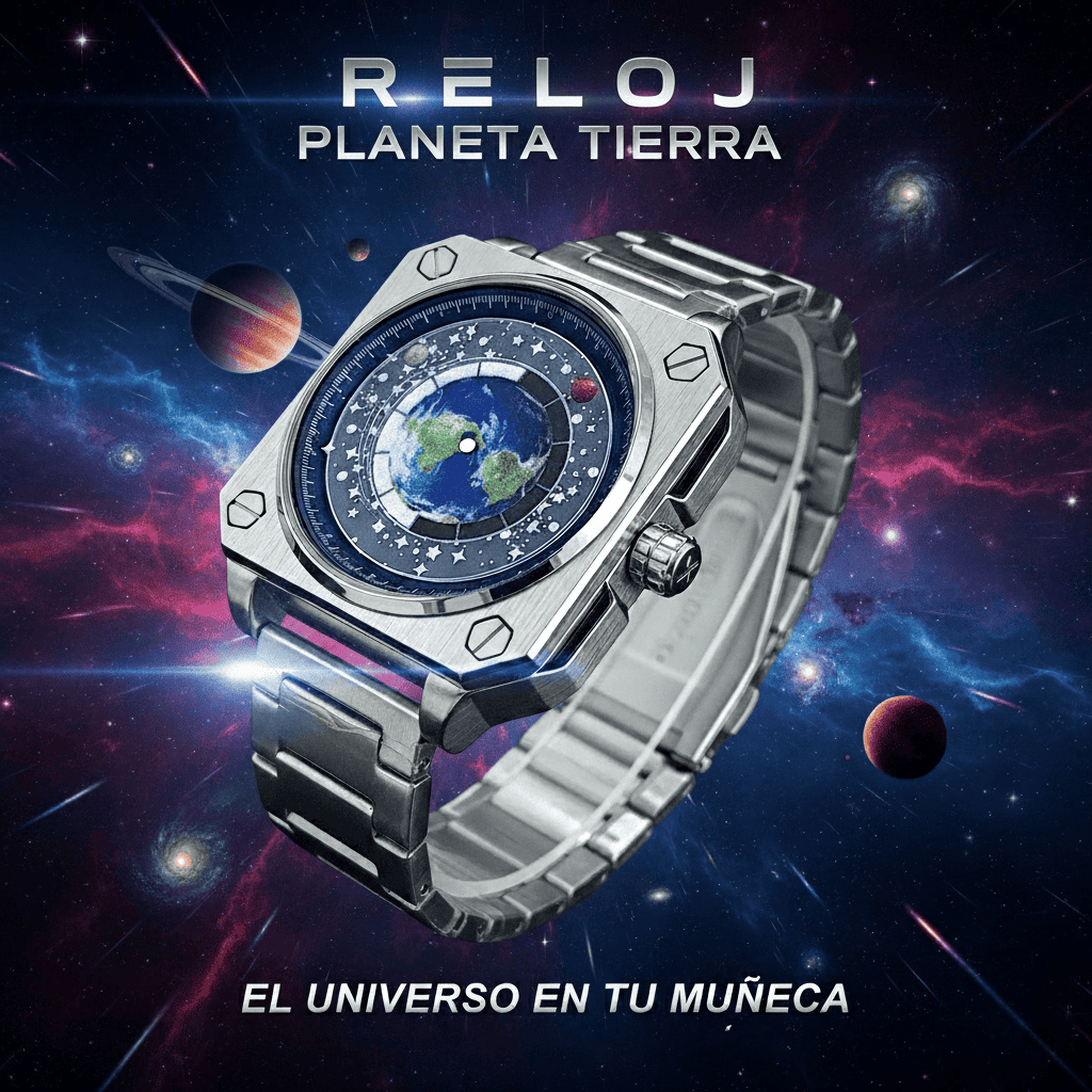 RELOJ PLANETA TIERRA