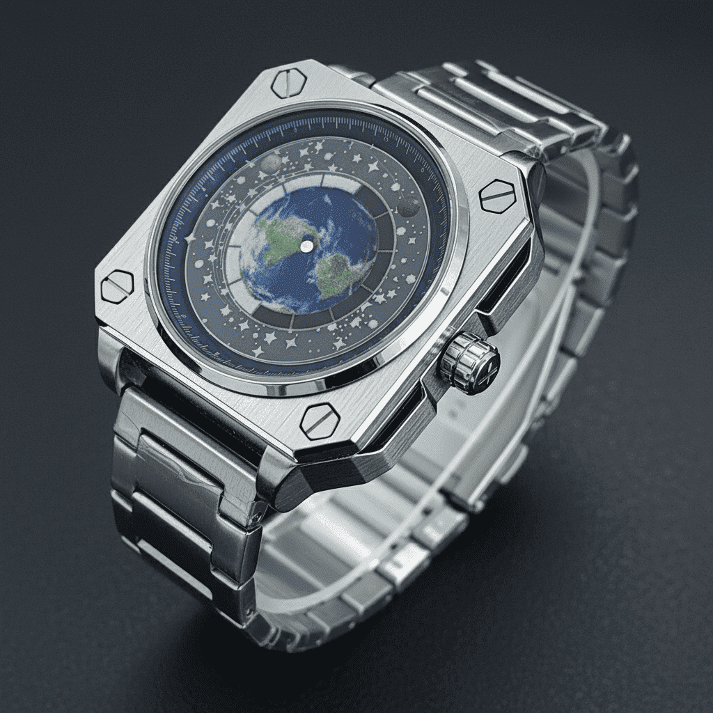 RELOJ PLANETA TIERRA