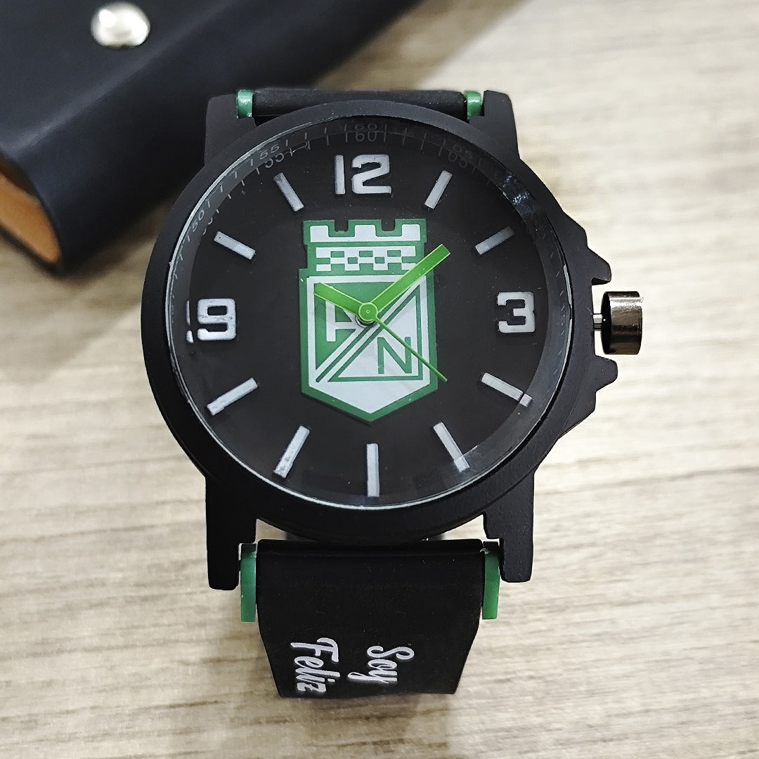 RELOJ ATLETICO NACIONAL DEPORTIVO HOMBRE - RELOJES MEDELLIN