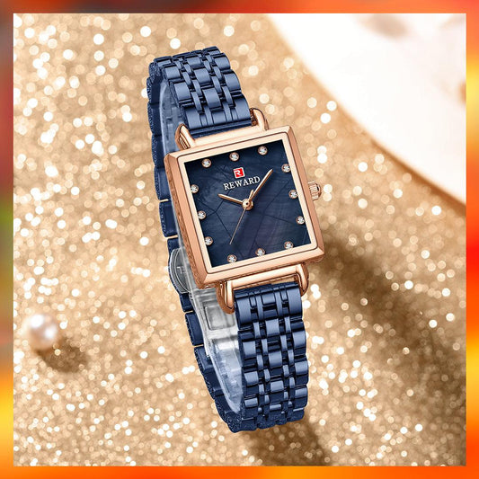 RELOJ REWARD RD21041L CUADRADO METÁL DAMA - RELOJES MEDELLIN