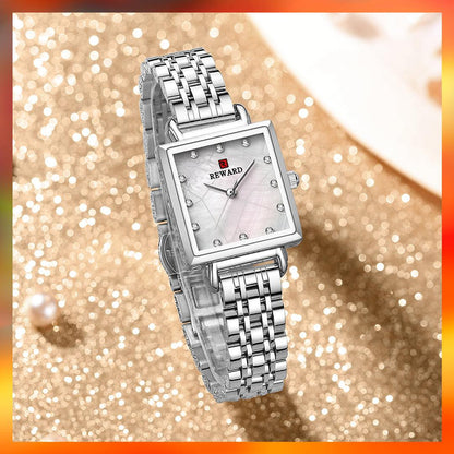 RELOJ REWARD RD21041L CUADRADO METÁL DAMA - RELOJES MEDELLIN