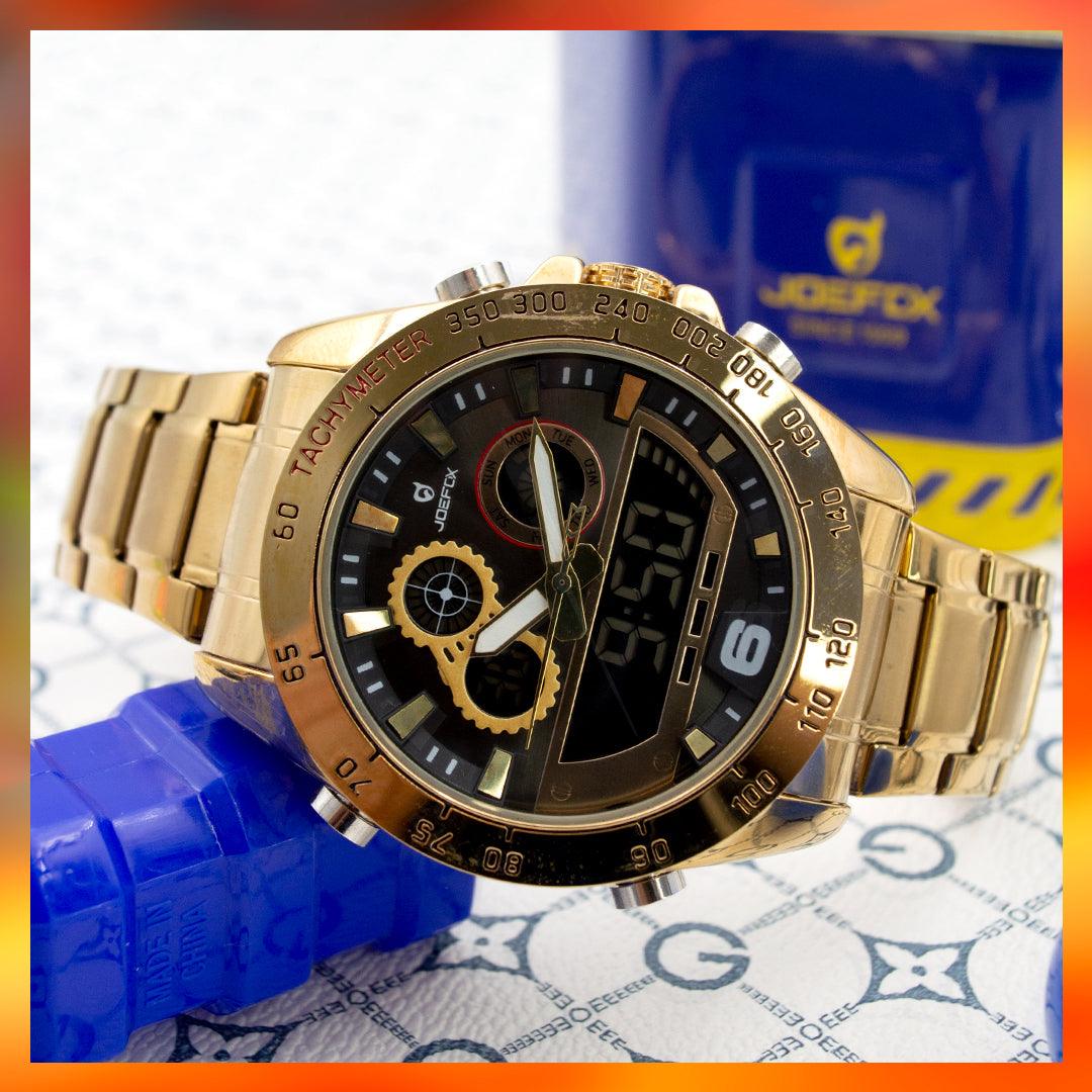RELOJ JOEFOX 2106G METÁLICO HOMBRE - RELOJES MEDELLIN
