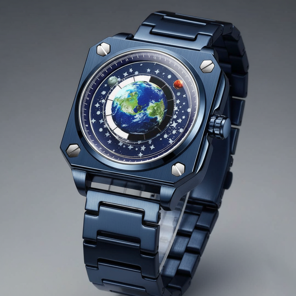RELOJ PLANETA TIERRA